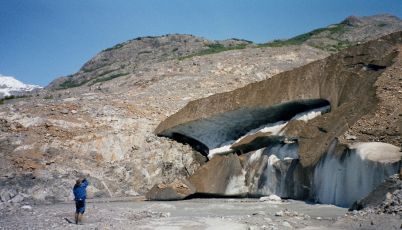 Leading edge of McBride Glacier, SE Alaska, 2006