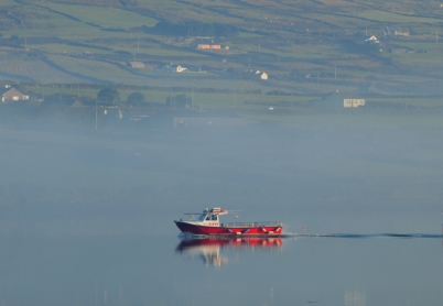 Boat in the mist