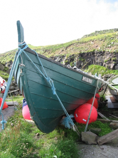 Fishing boats at Mykines