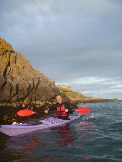 Dan at Dalkey Island